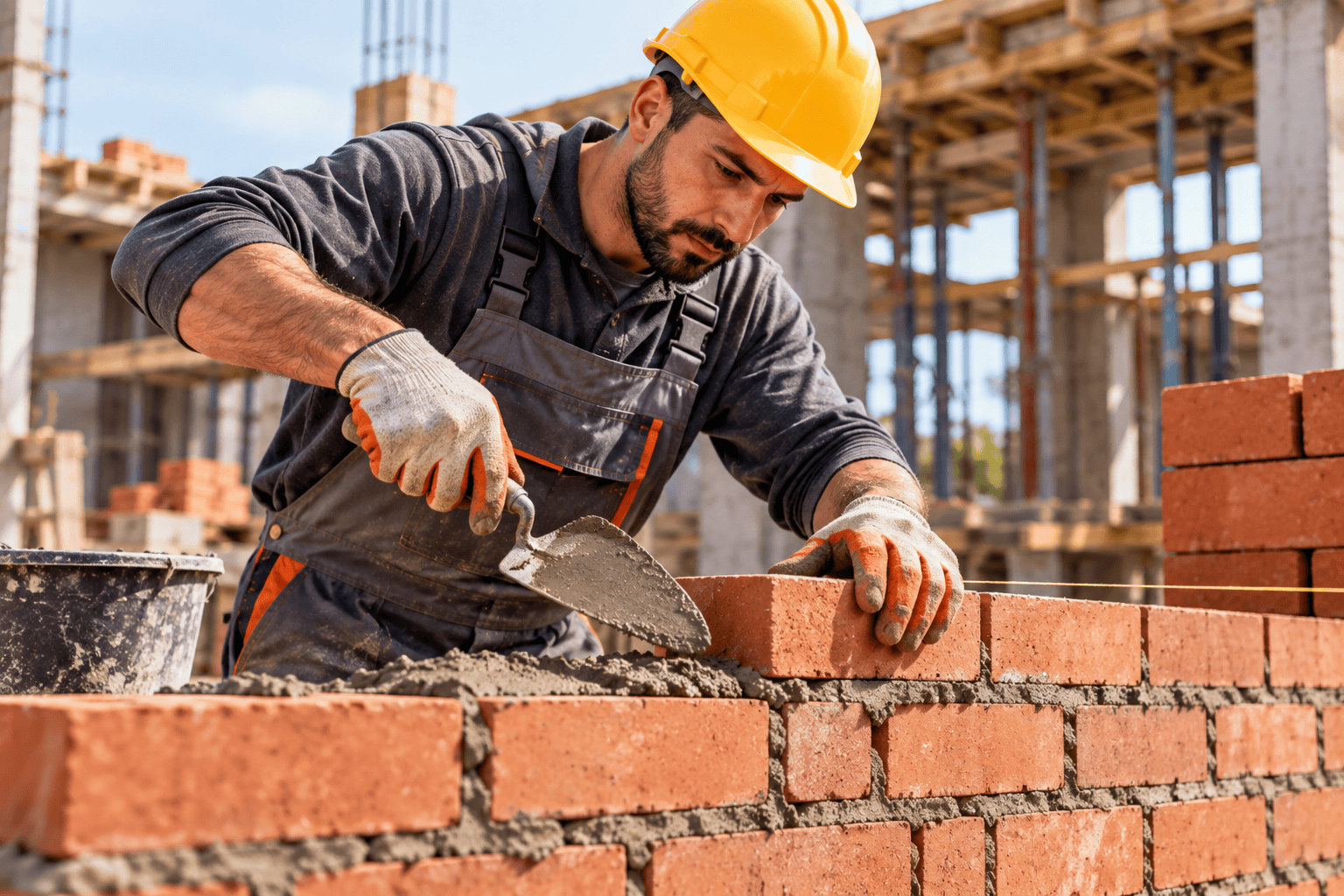 Bricklayer vocational training