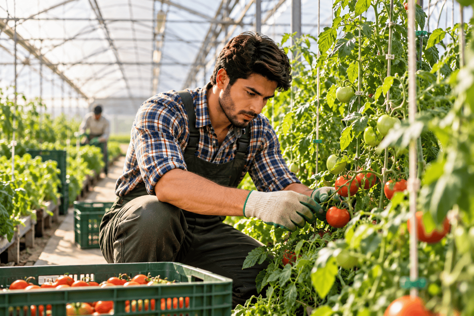 Greenhouse worker vocational training